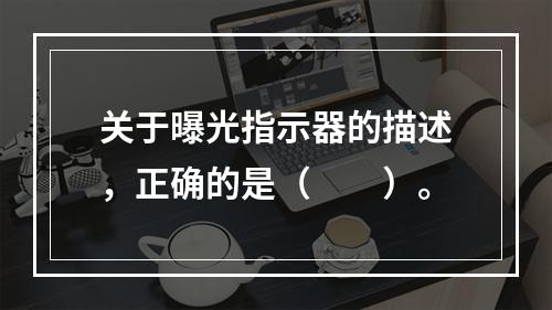 关于曝光指示器的描述，正确的是（　　）。