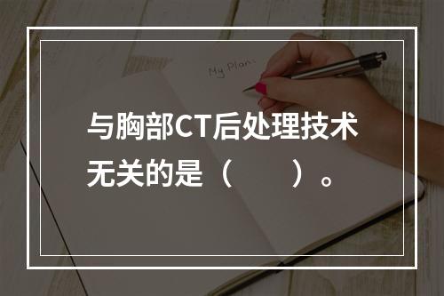 与胸部CT后处理技术无关的是（　　）。