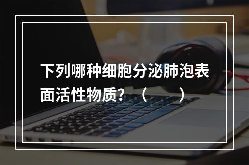 下列哪种细胞分泌肺泡表面活性物质？（　　）