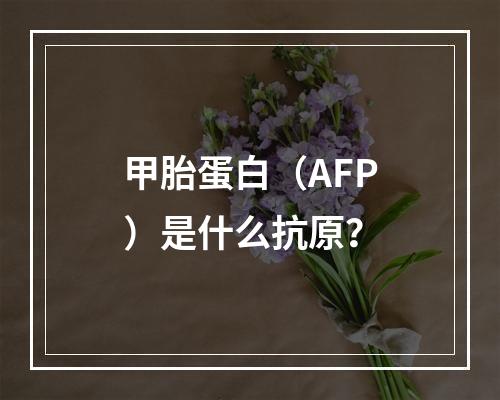 甲胎蛋白（AFP）是什么抗原？