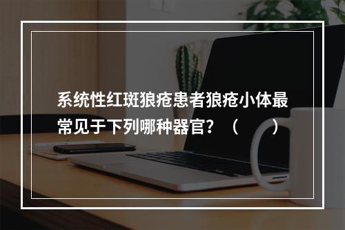 系统性红斑狼疮患者狼疮小体最常见于下列哪种器官？（　　）