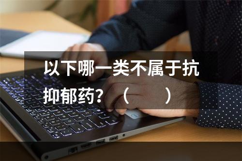 以下哪一类不属于抗抑郁药？（　　）