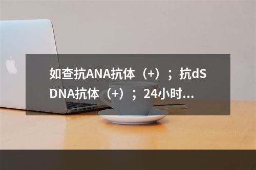 如查抗ANA抗体（+）；抗dSDNA抗体（+）；24小时尿蛋