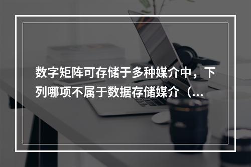 数字矩阵可存储于多种媒介中，下列哪项不属于数据存储媒介（　　