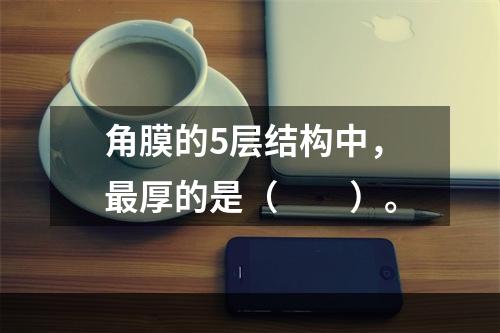 角膜的5层结构中，最厚的是（　　）。