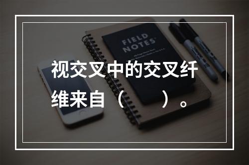 视交叉中的交叉纤维来自（　　）。