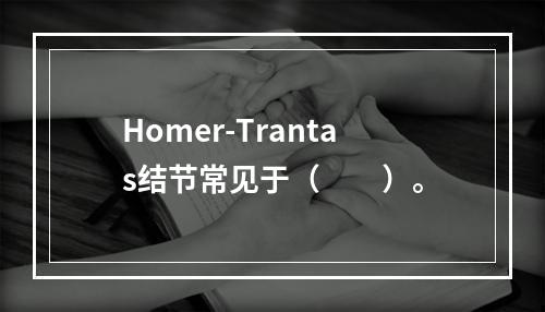 Homer-Trantas结节常见于（　　）。