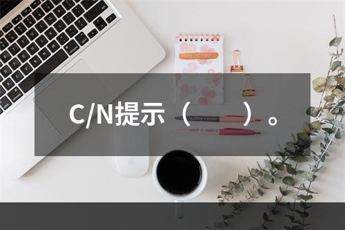 C/N提示（　　）。