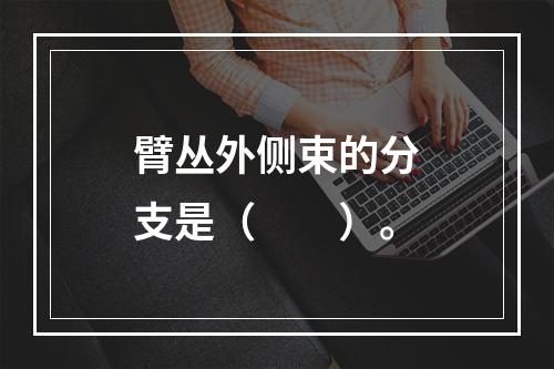 臂丛外侧束的分支是（　　）。