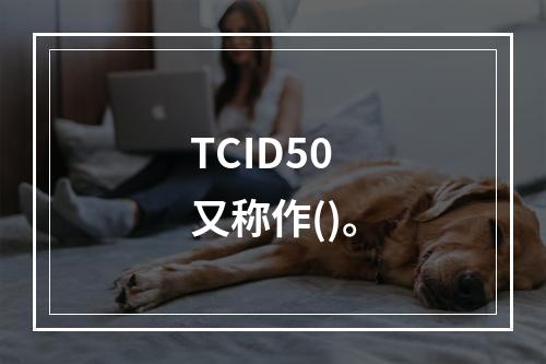 TCID50又称作()。