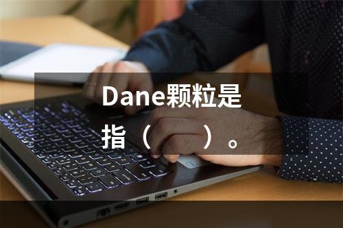 Dane颗粒是指（　　）。