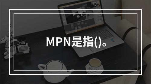 MPN是指()。