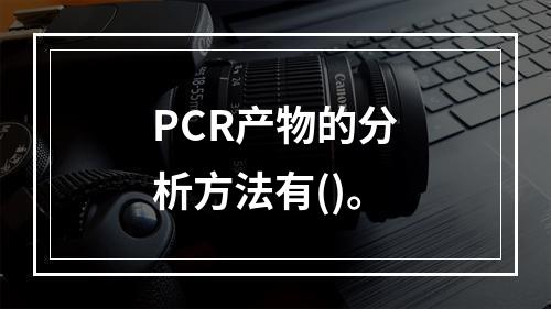 PCR产物的分析方法有()。