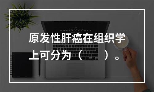 原发性肝癌在组织学上可分为（　　）。