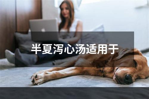 半夏泻心汤适用于