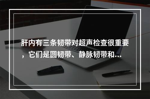 肝内有三条韧带对超声检查很重要，它们是圆韧带、静脉韧带和镰