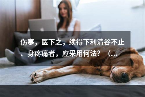 伤寒，医下之，续得下利清谷不止、身疼痛者，应采用何法？（　