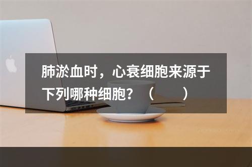 肺淤血时，心衰细胞来源于下列哪种细胞？（　　）