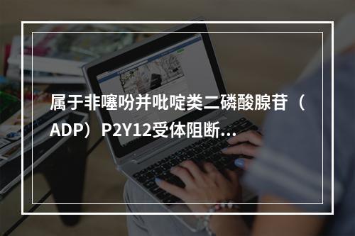 属于非噻吩并吡啶类二磷酸腺苷（ADP）P2Y12受体阻断剂的