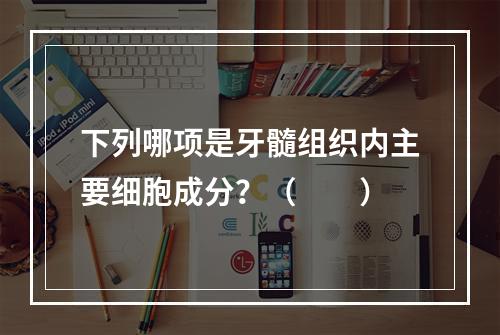 下列哪项是牙髓组织内主要细胞成分？（　　）