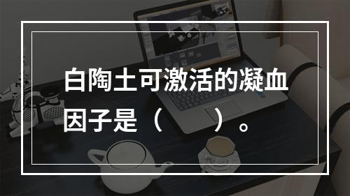 白陶土可激活的凝血因子是（　　）。