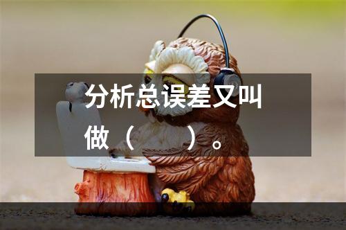 分析总误差又叫做（　　）。