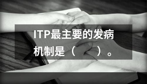 ITP最主要的发病机制是（　　）。