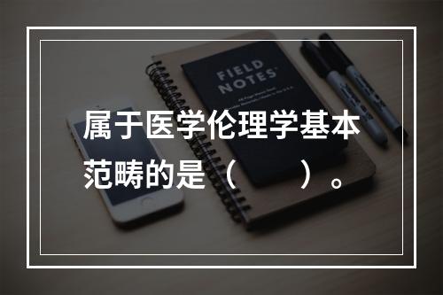 属于医学伦理学基本范畴的是（　　）。