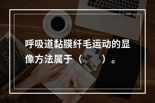 呼吸道黏膜纤毛运动的显像方法属于（　　）。