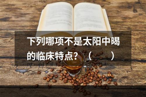 下列哪项不是太阳中暍的临床特点？（　　）