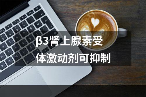 β3肾上腺素受体激动剂可抑制