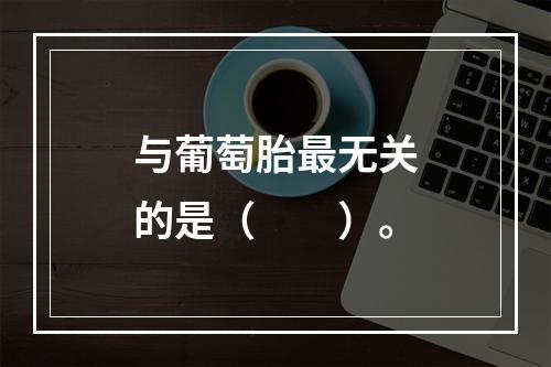 与葡萄胎最无关的是（　　）。