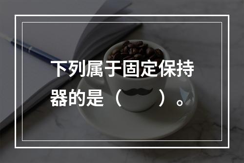 下列属于固定保持器的是（　　）。