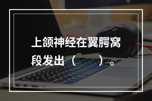 上颌神经在翼腭窝段发出（　　）。