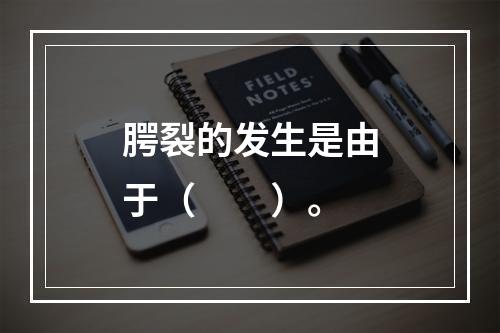 腭裂的发生是由于（　　）。