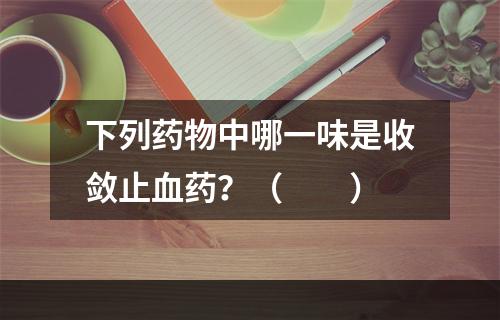 下列药物中哪一味是收敛止血药？（　　）