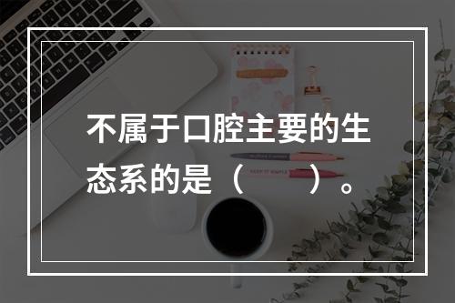 不属于口腔主要的生态系的是（　　）。