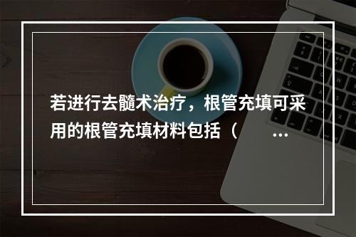 若进行去髓术治疗，根管充填可采用的根管充填材料包括（　　）。