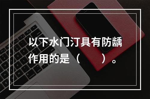 以下水门汀具有防龋作用的是（　　）。