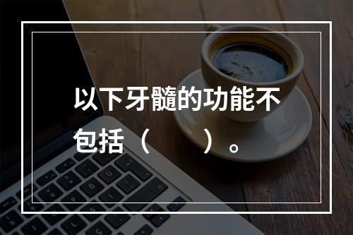 以下牙髓的功能不包括（　　）。