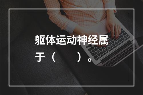 躯体运动神经属于（　　）。