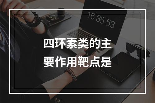 四环素类的主要作用靶点是