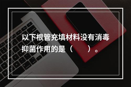 以下根管充填材料没有消毒抑菌作用的是（　　）。