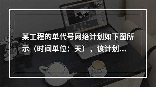 某工程的单代号网络计划如下图所示（时间单位：天），该计划的计