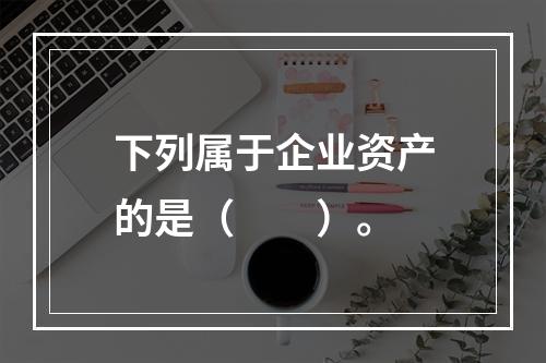 下列属于企业资产的是（　　）。