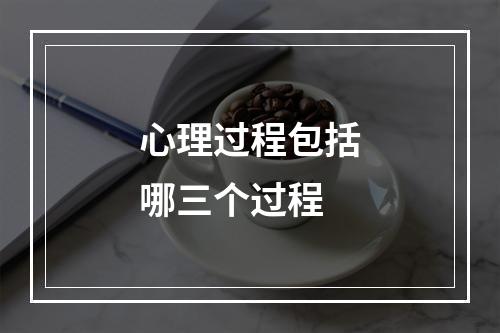 心理过程包括哪三个过程