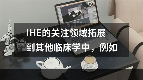 IHE的关注领域拓展到其他临床学中，例如