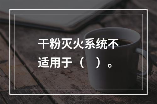 干粉灭火系统不适用于（　）。