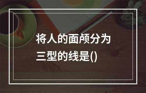 将人的面颅分为三型的线是()