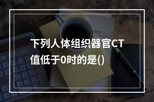 下列人体组织器官CT值低于0时的是()